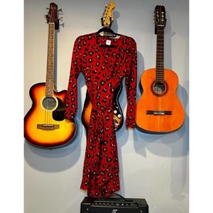 Cabi Cheetah Print Wrap Dress